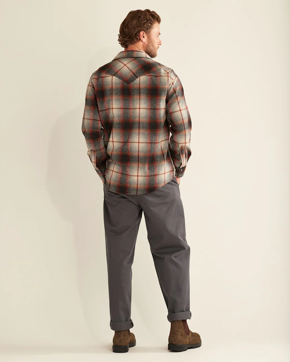 MEN'S PLAID SNAP-FRONT WESTERN CANYON SHIRT