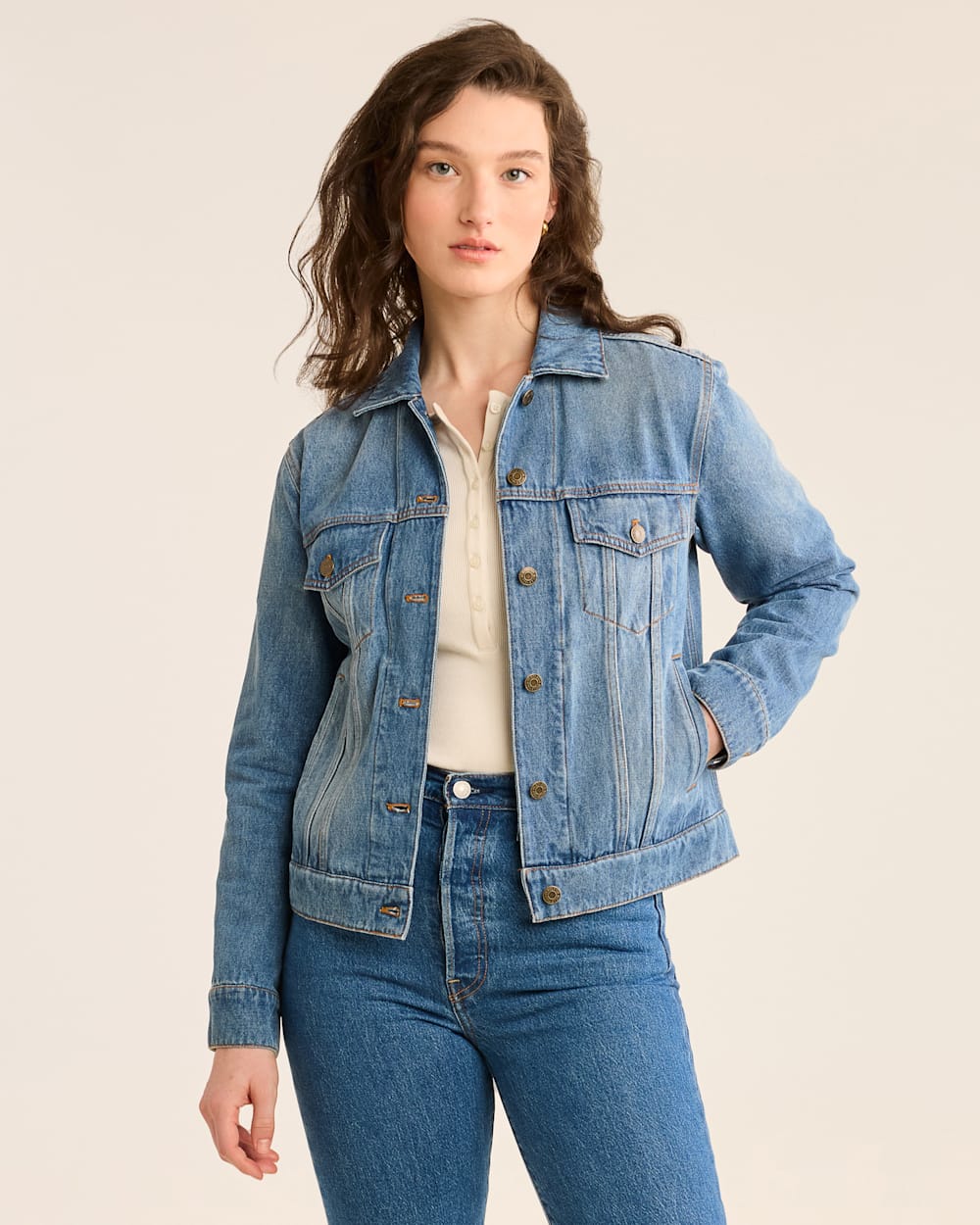 WOMEN'S PASCO DENIM/WOOL JEAN JACKET