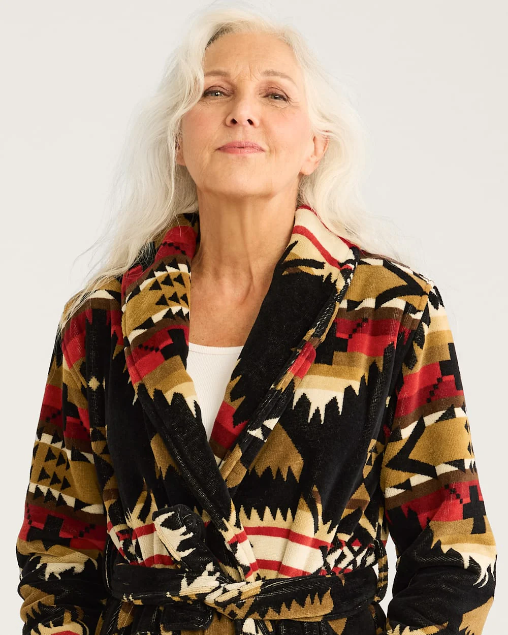 WOMEN'S NEHALEM COTTON TERRY VELOUR ROBE