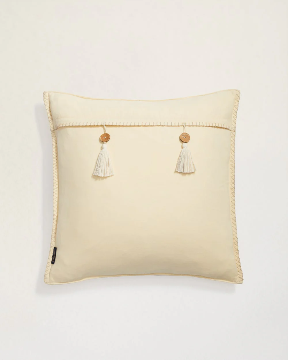 HARDING EMBROIDERED SQUARE PILLOW