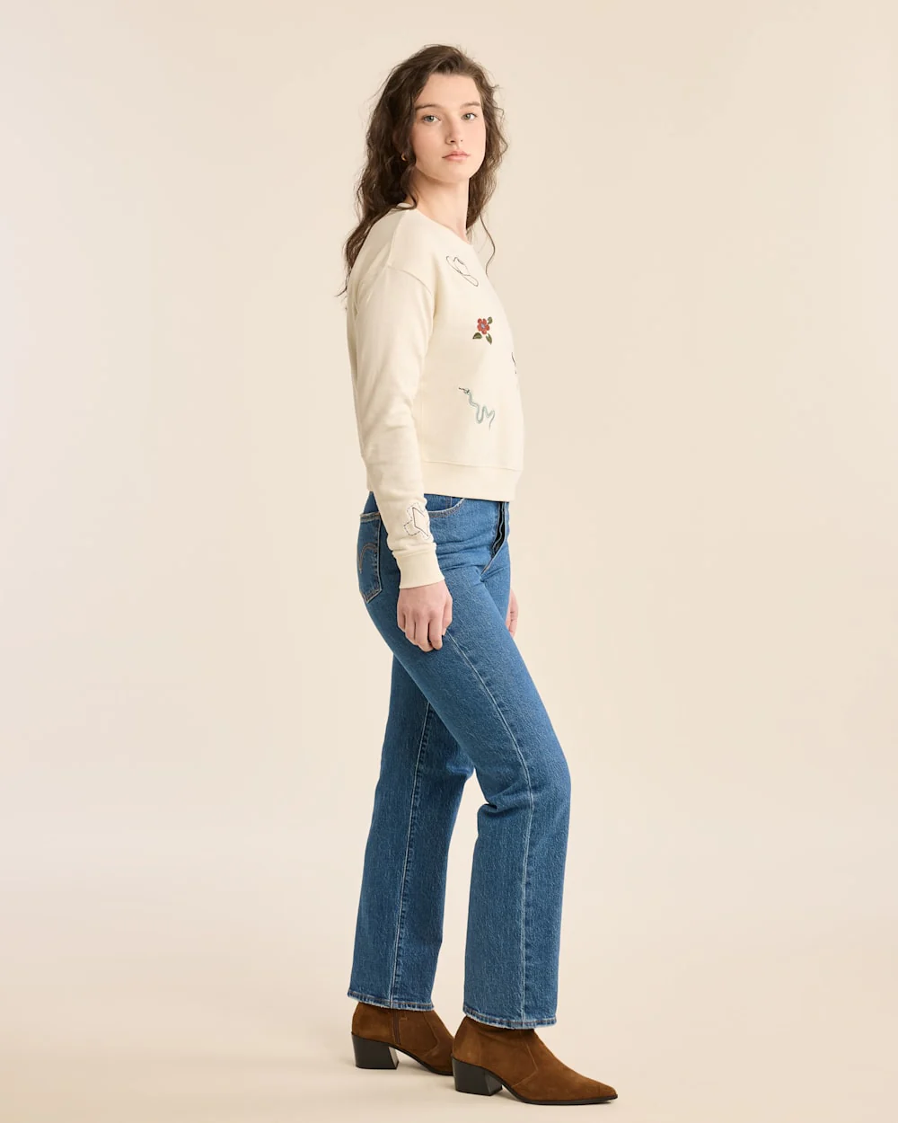 WOMEN'S SOUVENIR FRENCH TERRY CREWNECK