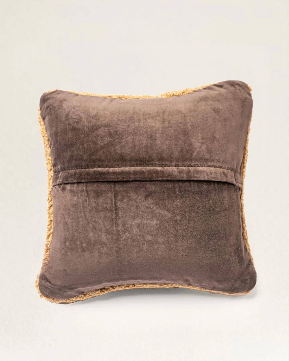 BUFFALO HOOKED SQUARE PILLOW