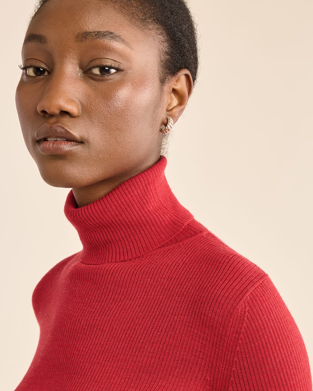 WOMEN'S FITTED MERINO TURTLENECK