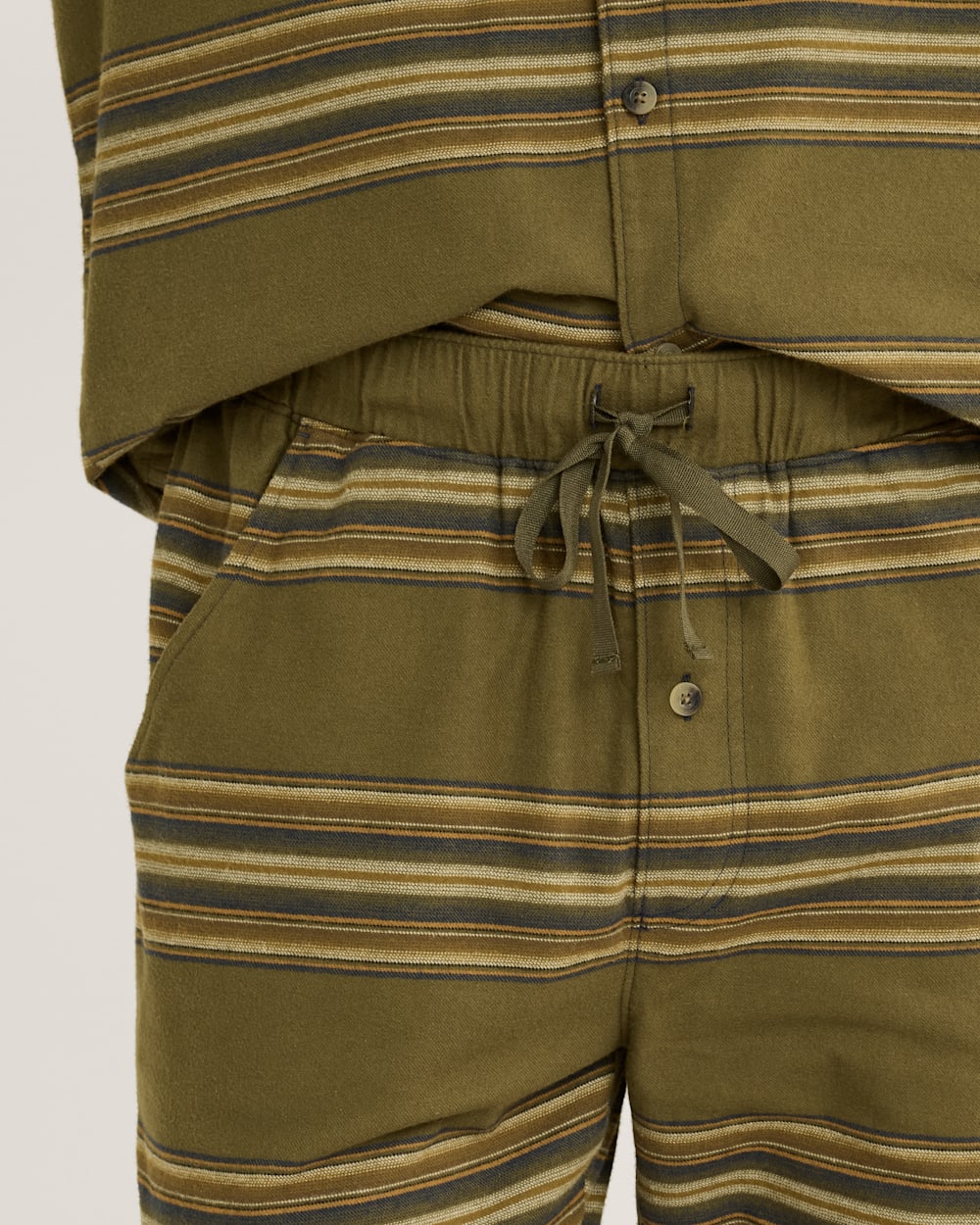 MEN'S YAKIMA STRIPE FLANNEL PAJAMA SET