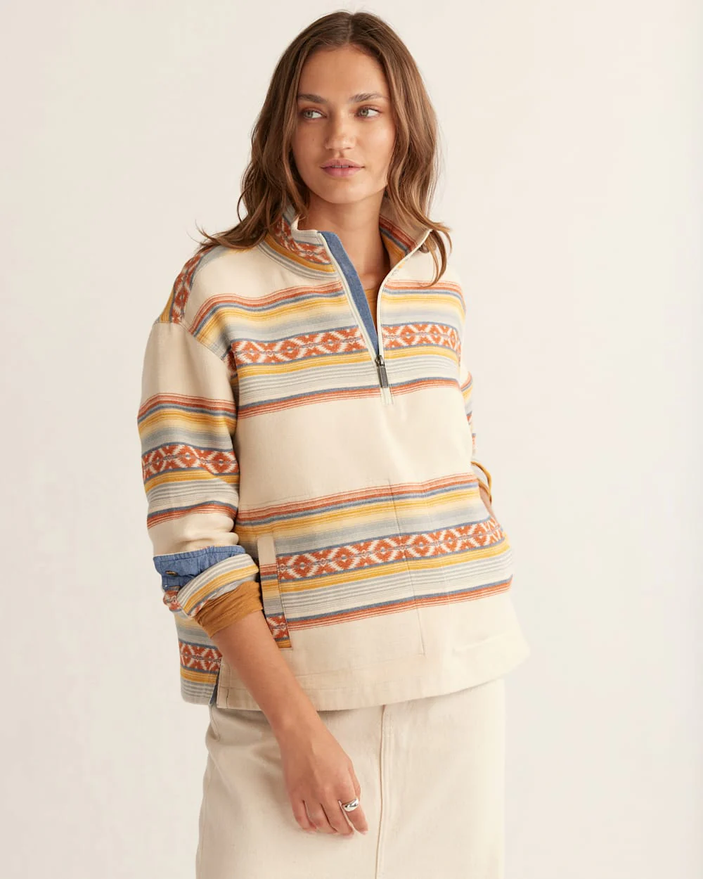 WOMEN'S DOUBLESOFT HALF-ZIP PULLOVER