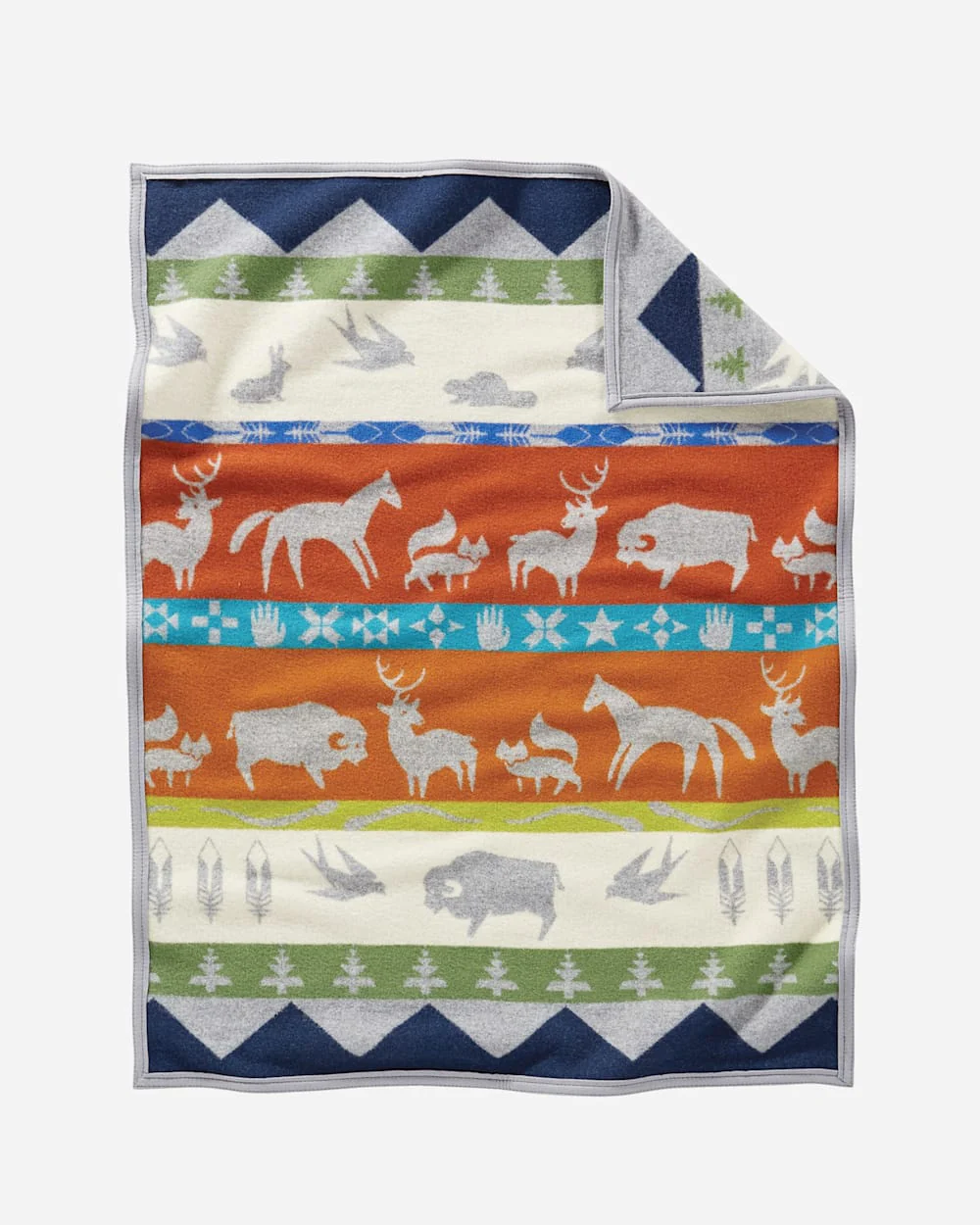 SHARED PATHS CRIB BLANKET
