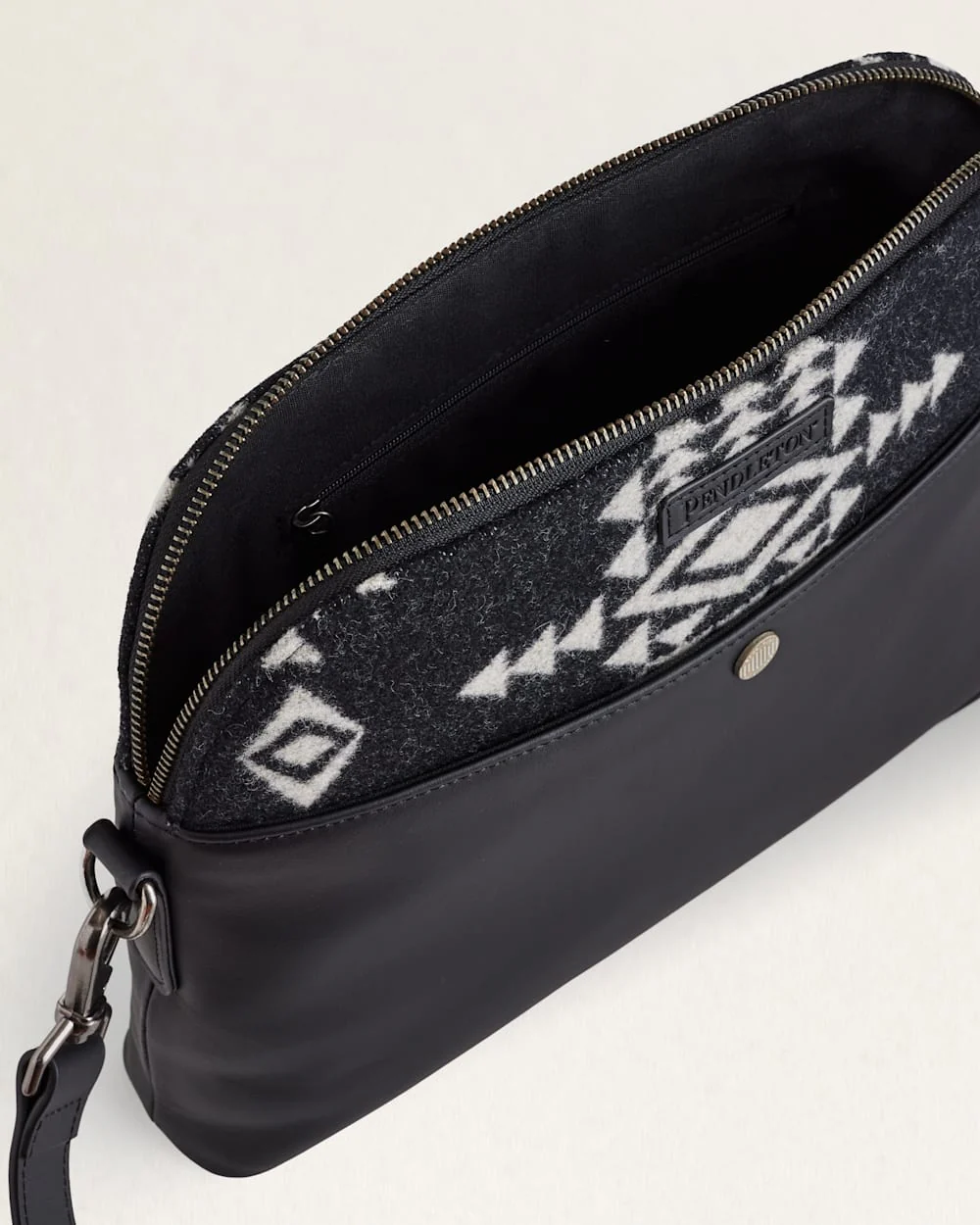 ROCK POINT WOOL/LEATHER CROSSBODY