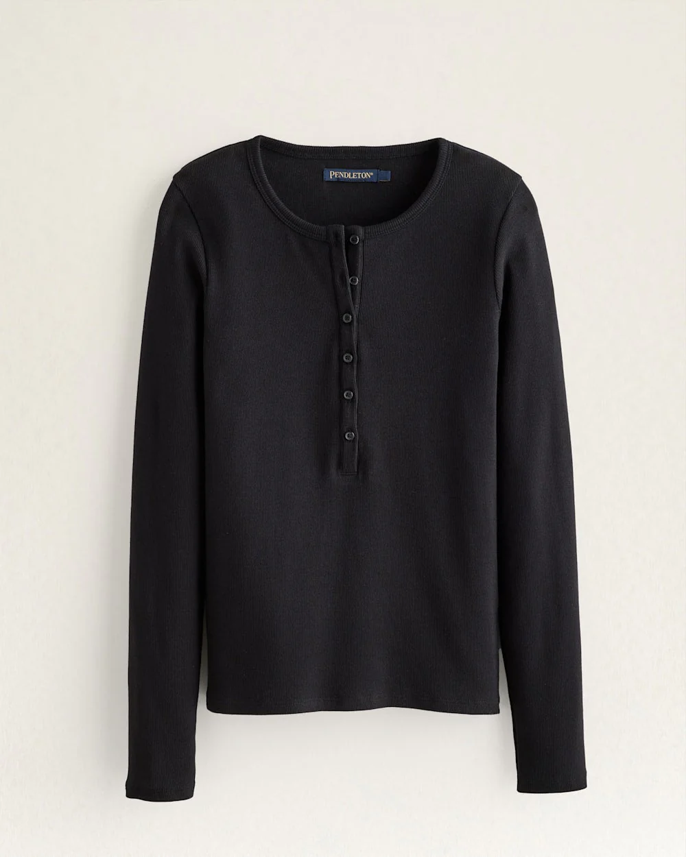WOMEN'S LONG-SLEEVE PIMA COTTON HENLEY