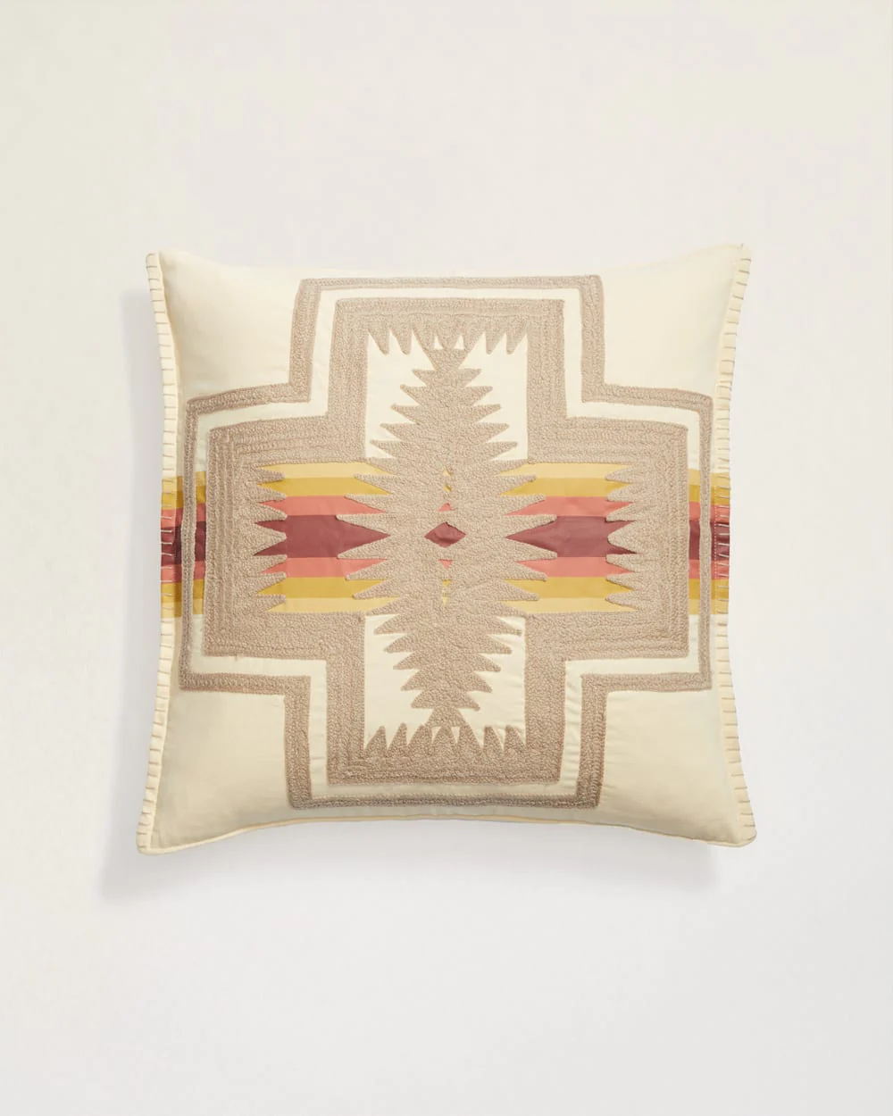 HARDING EMBROIDERED SQUARE PILLOW