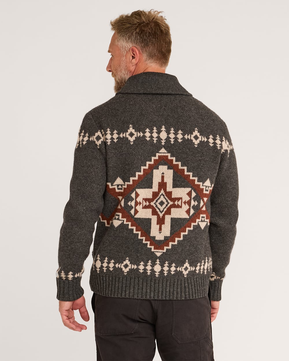 MEN'S FOUR CORNERS LAMBSWOOL CARDIGAN