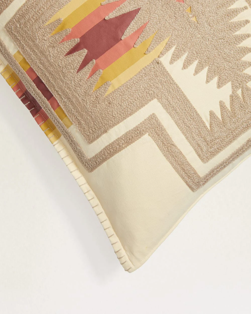 HARDING EMBROIDERED SQUARE PILLOW