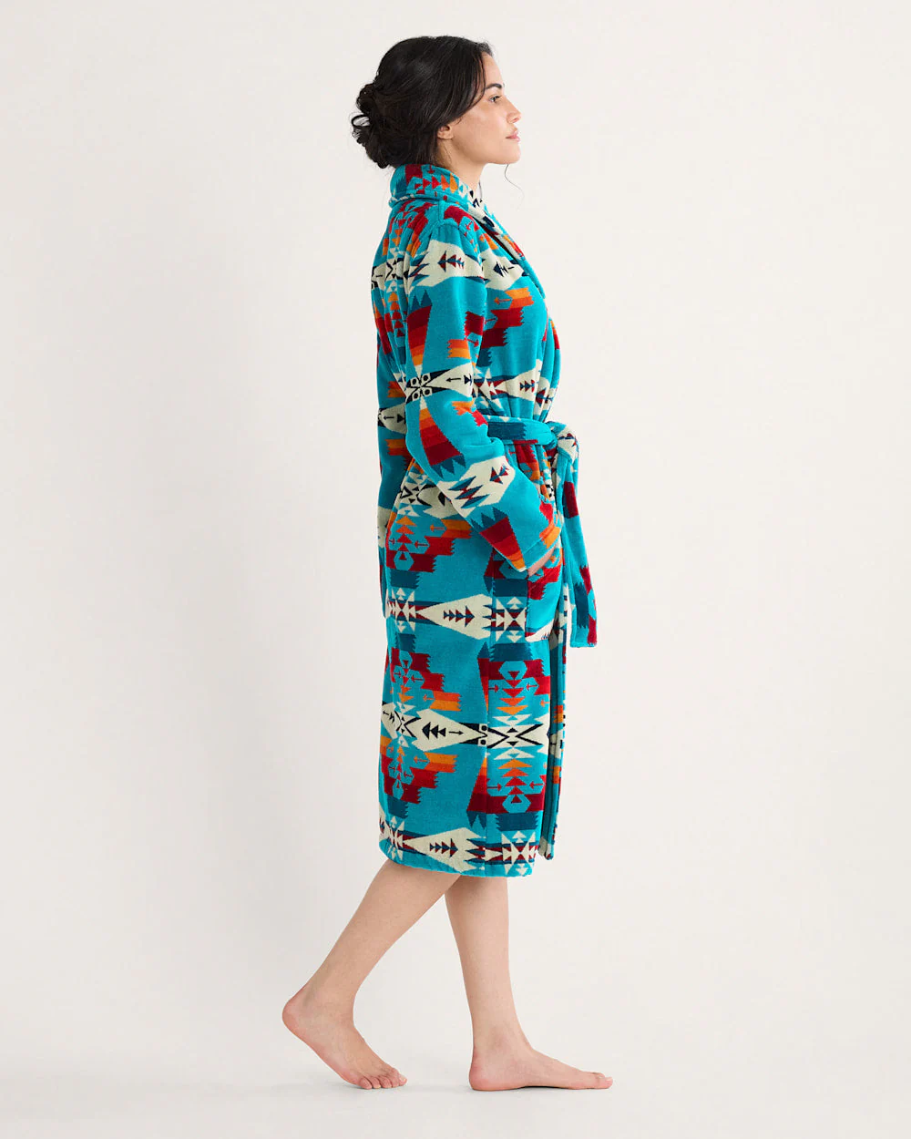 WOMEN'S TUCSON COTTON TERRY VELOUR ROBE