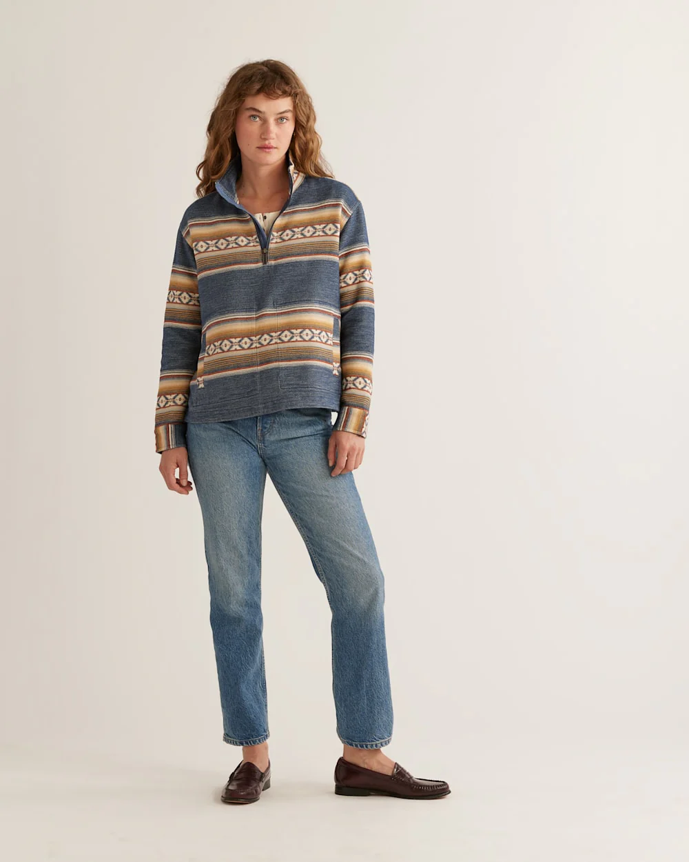 WOMEN'S DOUBLESOFT HALF-ZIP PULLOVER