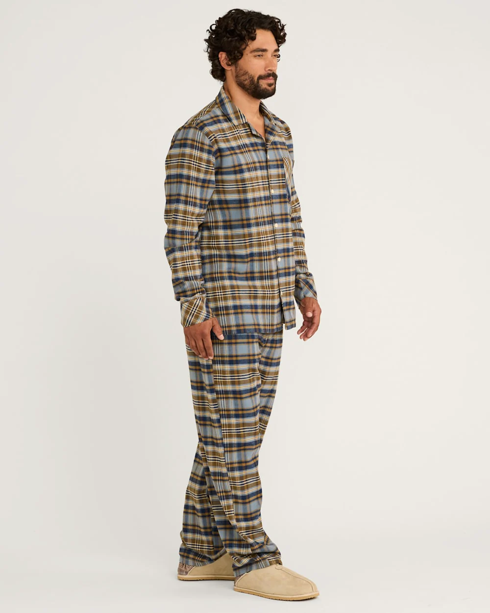 MEN'S PLAID FLANNEL PAJAMA SET
