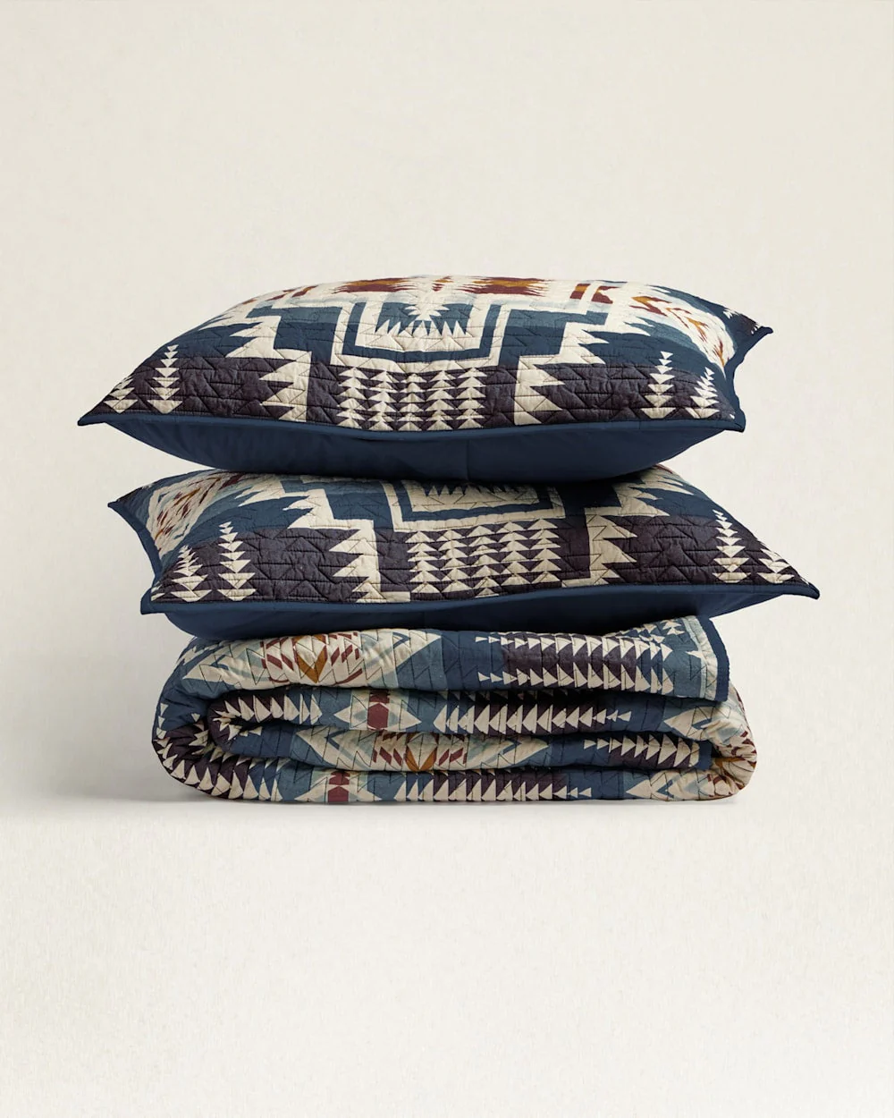 HARDING STAR PRINTED COVERLET SET
