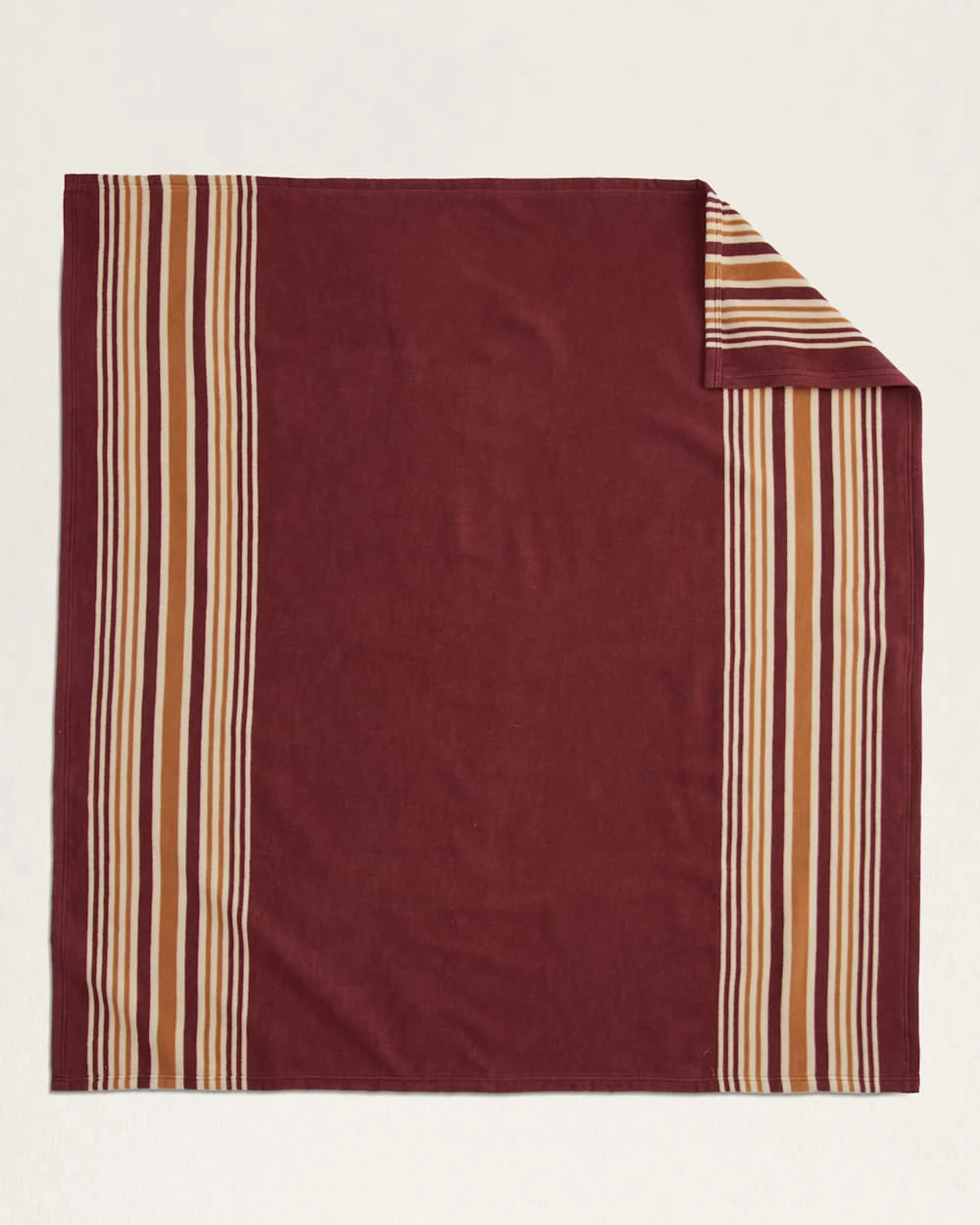 CARICO LAKE/STRIPE ORGANIC COTTON THROW GIFT PACK