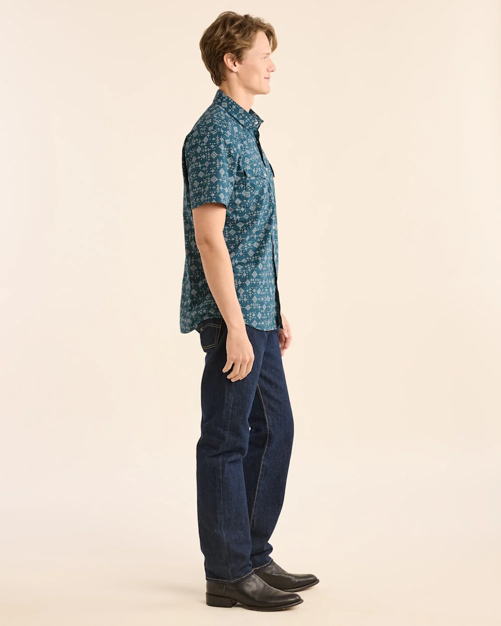 MEN'S SHORT-SLEEVE LARAMIE SNAP-FRONT SHIRT