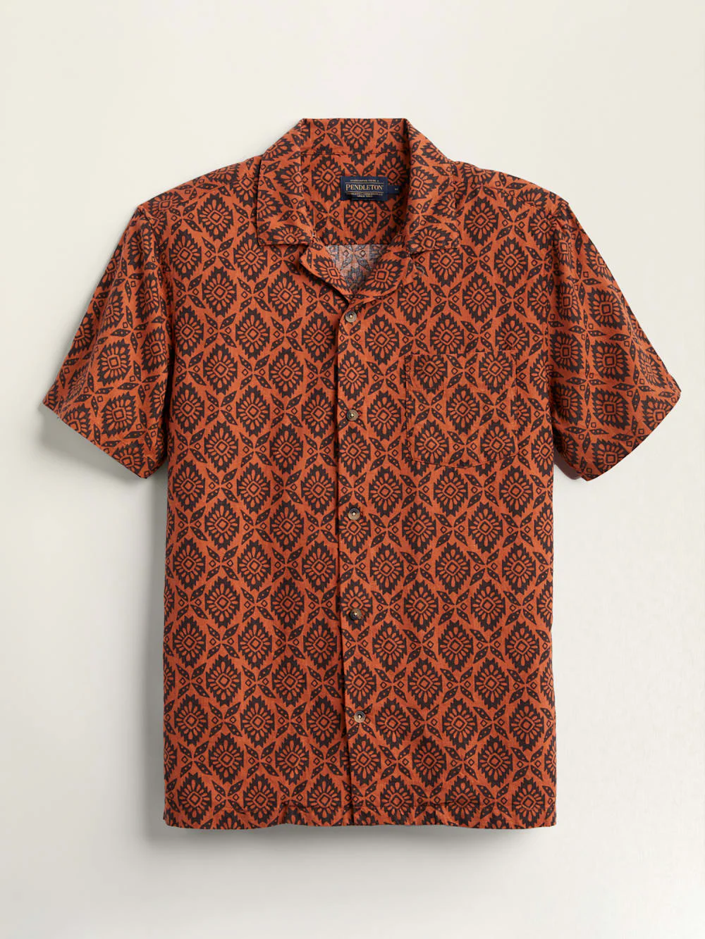 MEN'S SHORT-SLEEVE LINEN CAMP SHIRT