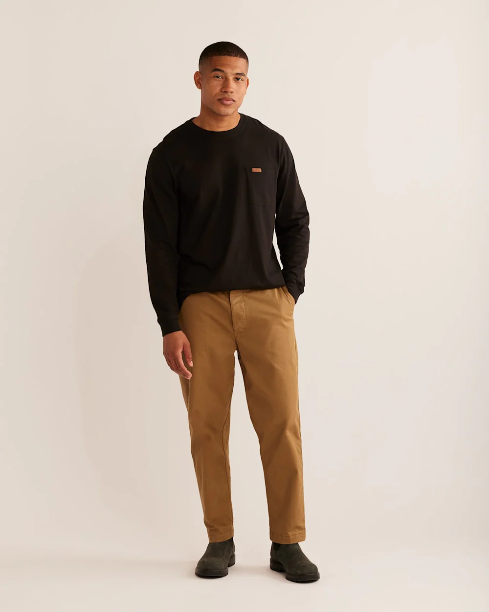 MEN'S LONG-SLEEVE DESCHUTES POCKET TEE