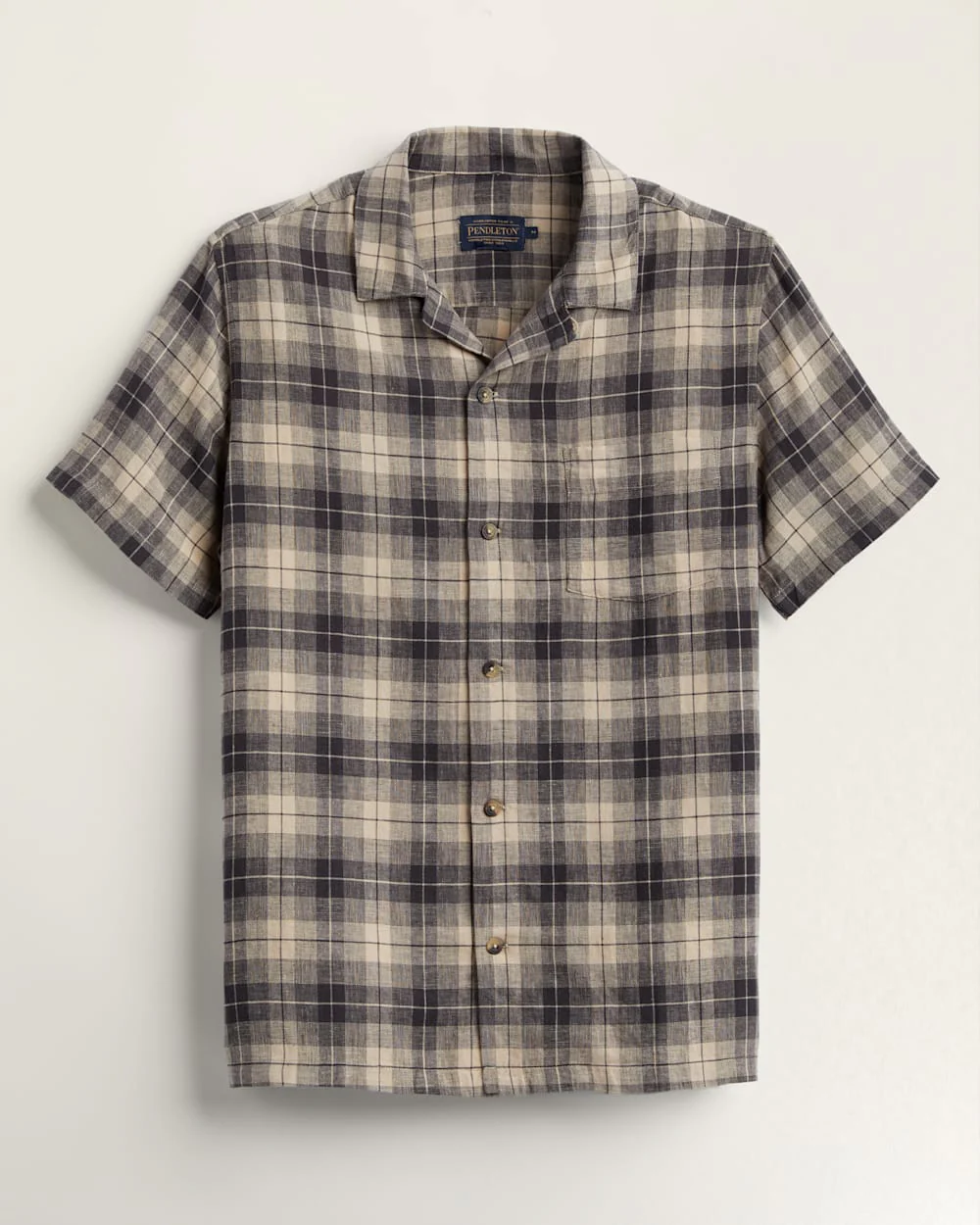 MEN'S SHORT-SLEEVE LINEN CAMP SHIRT