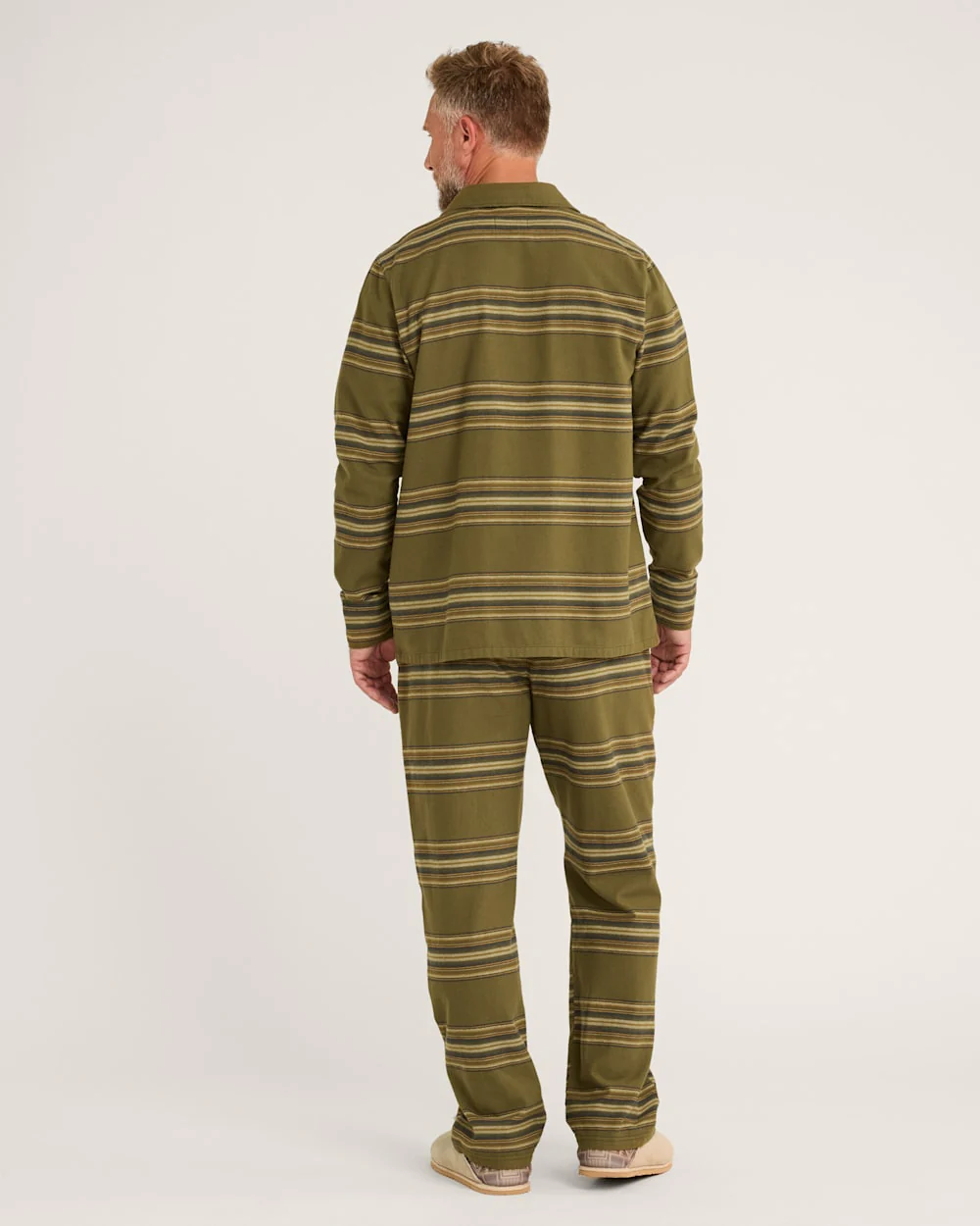 MEN'S YAKIMA STRIPE FLANNEL PAJAMA SET