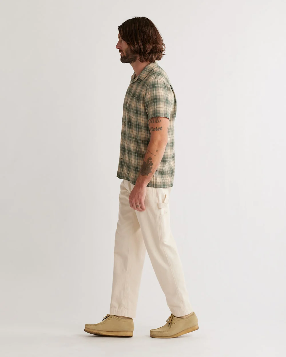 MEN'S SHORT-SLEEVE LINEN CAMP SHIRT