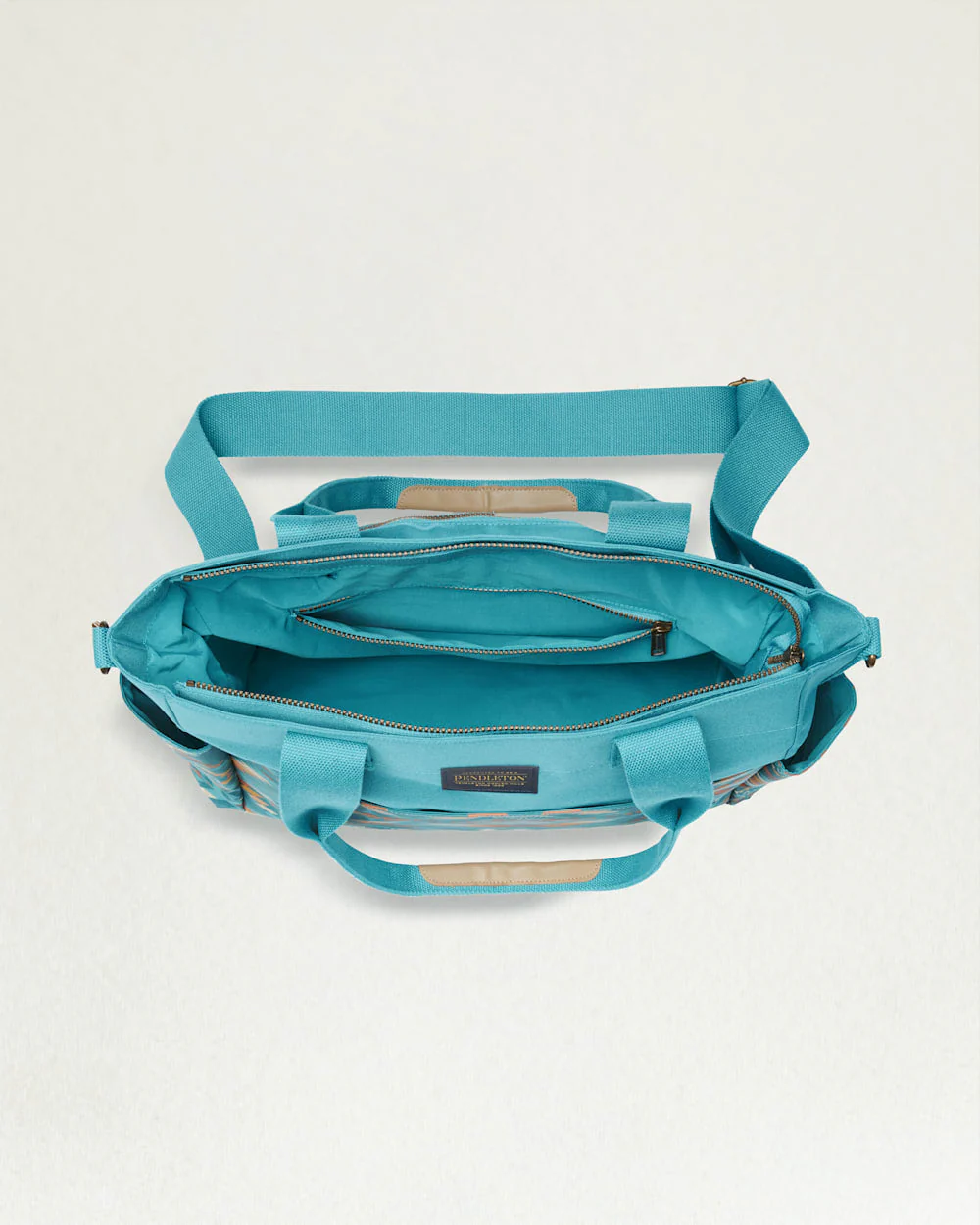 SUMMERLAND BRIGHT CANOPY CANVAS SUPER TOTE