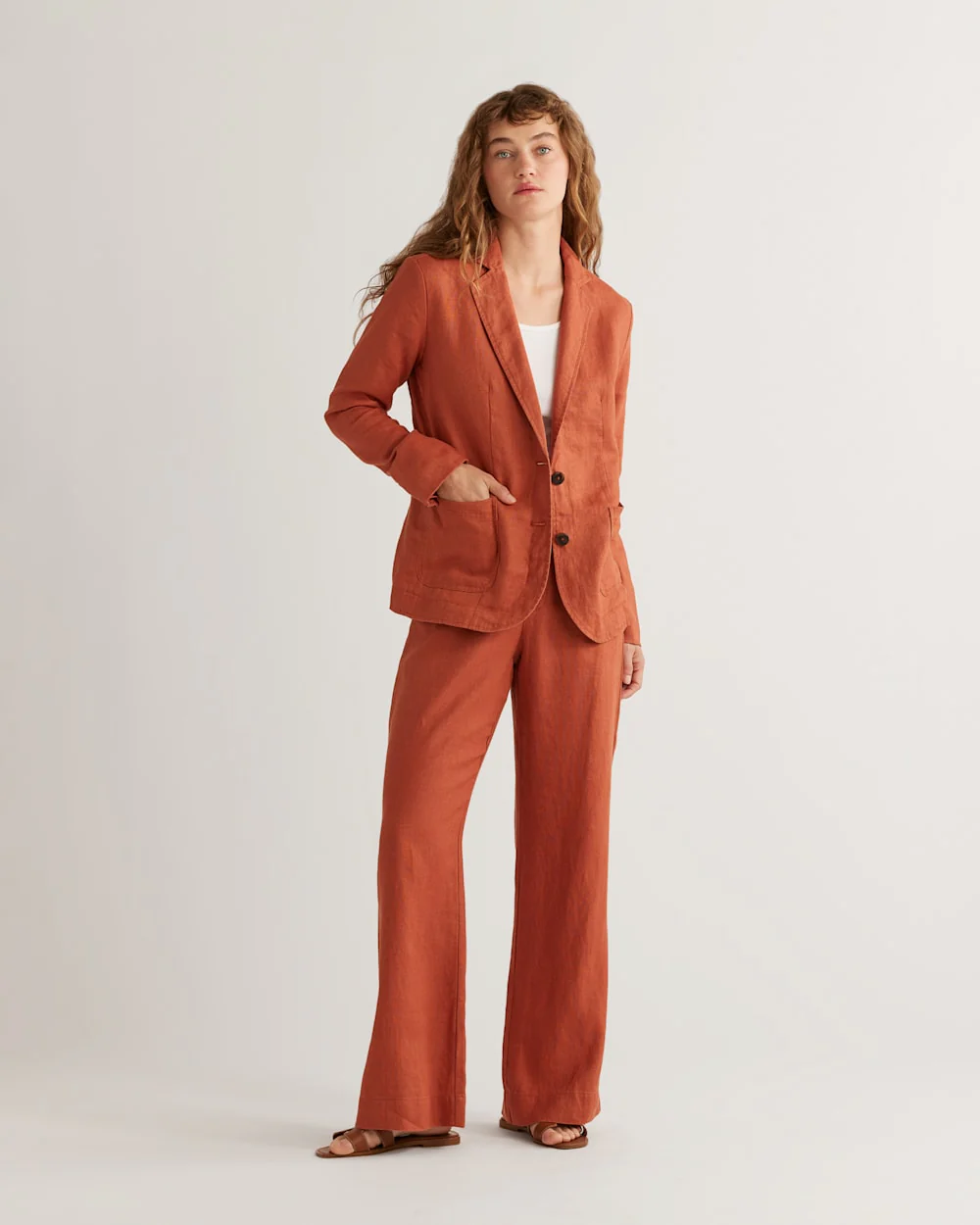 WOMEN'S BIRCH BAY LINEN BLAZER