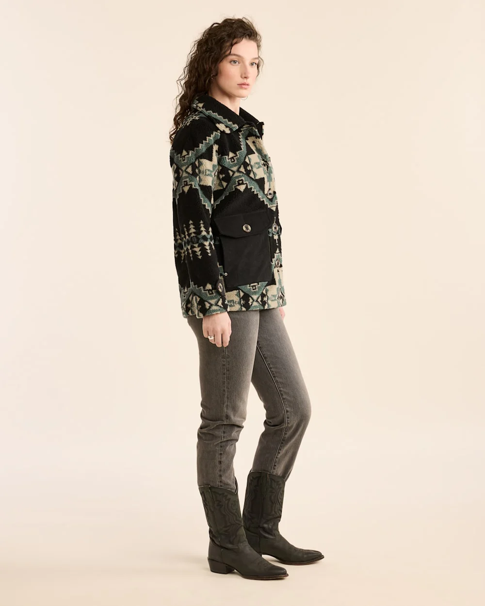 WOMEN'S LODGE PINE FLEECE BARN COAT
