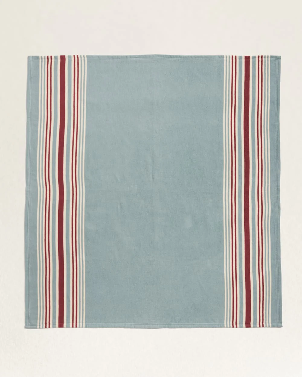 CARICO LAKE/STRIPE ORGANIC COTTON THROW GIFT PACK