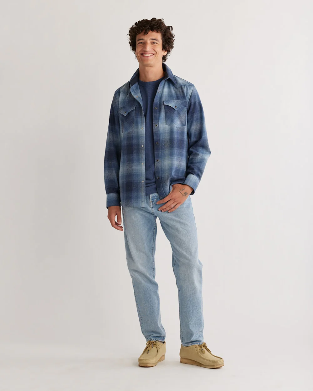 MEN'S PLAID SNAP-FRONT WESTERN CANYON SHIRT
