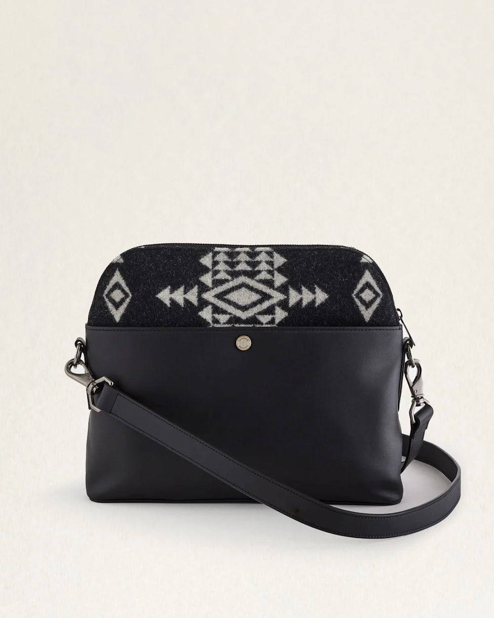 ROCK POINT WOOL/LEATHER CROSSBODY