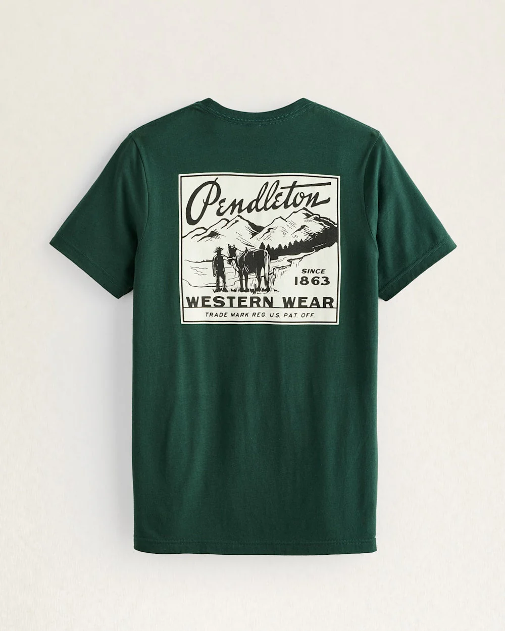 MEN'S WESTERN SQUARE GRAPHIC TEE