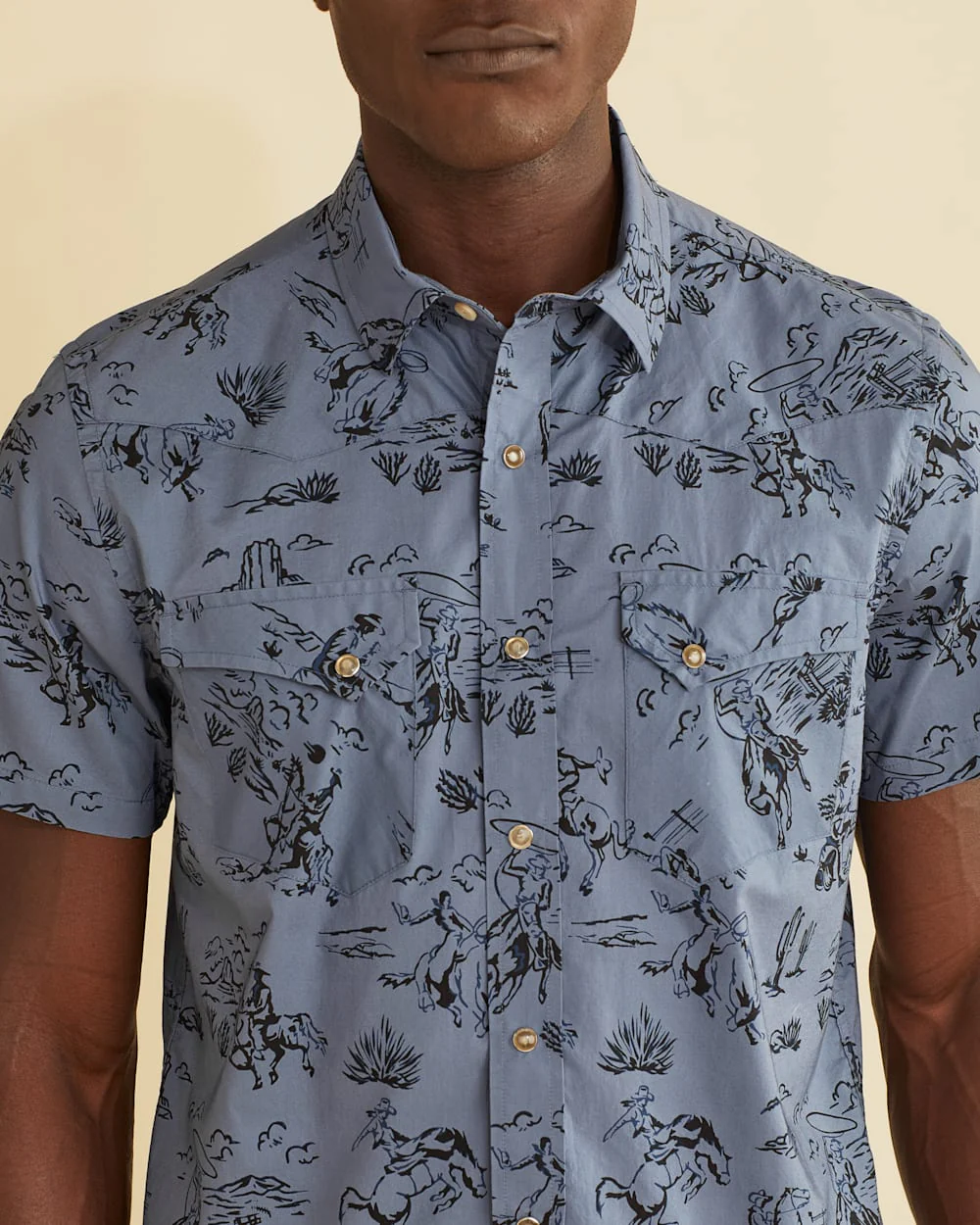 MEN'S SHORT-SLEEVE LARAMIE SNAP-FRONT SHIRT