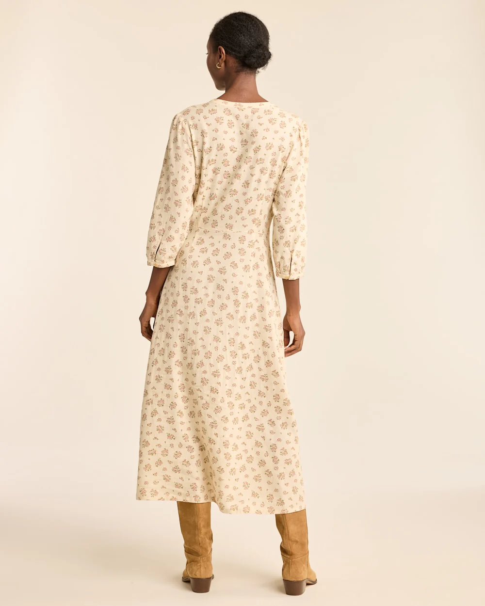 WOMEN'S FLORAL BUTTON-FRONT LANA DRESS