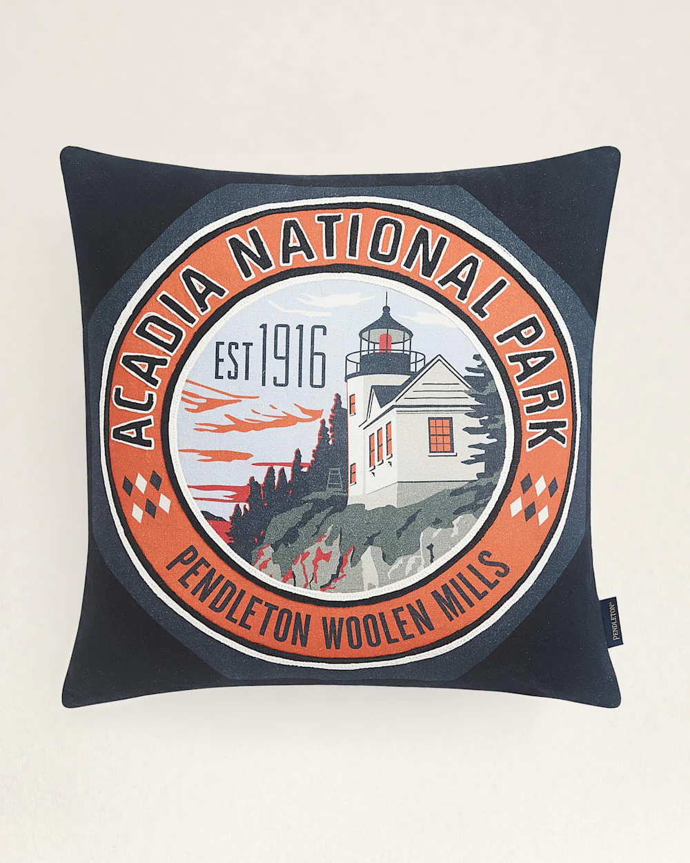 ACADIA NATIONAL PARK PATCH PILLOW