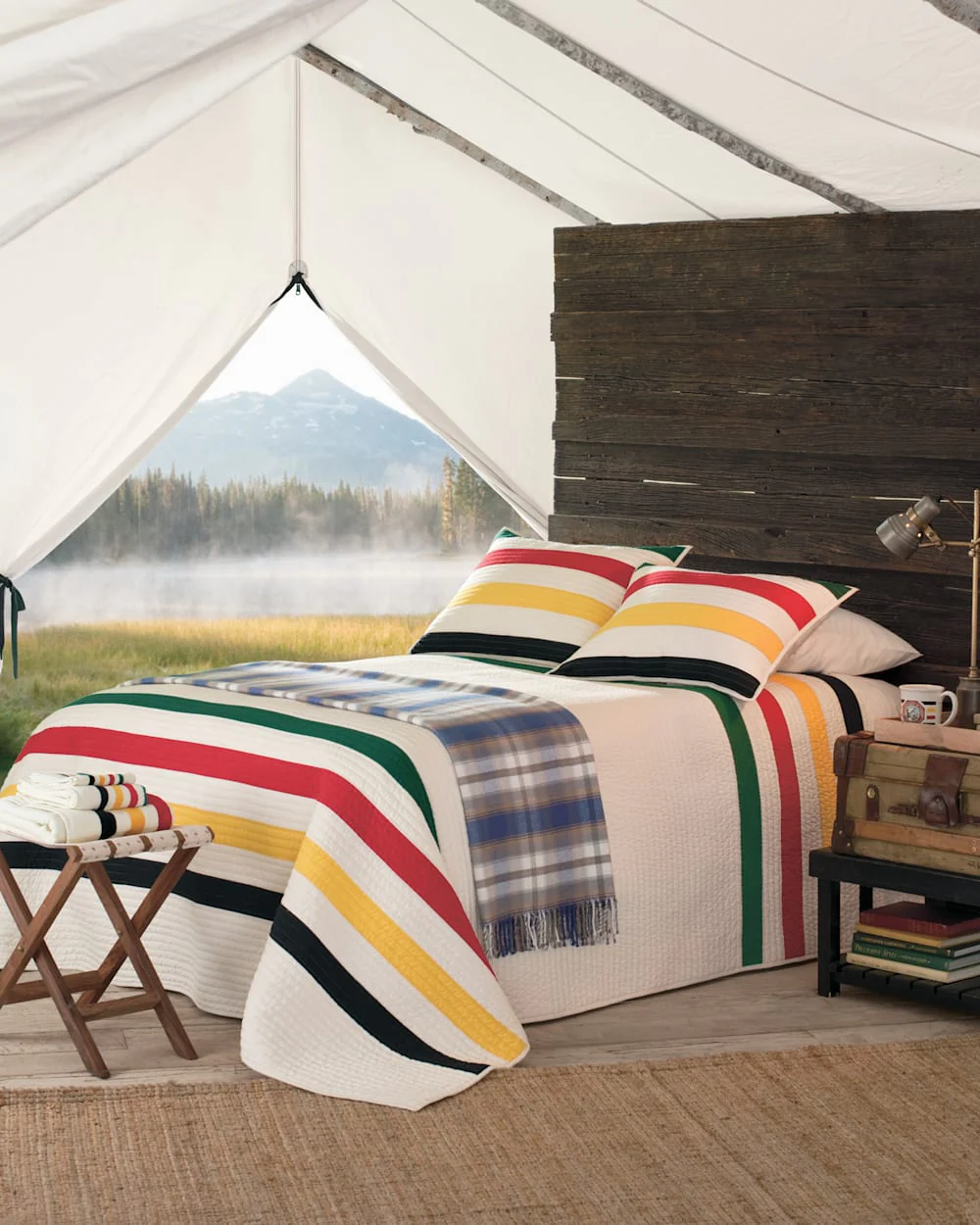 GLACIER NATIONAL PARK PIECED QUILT SET