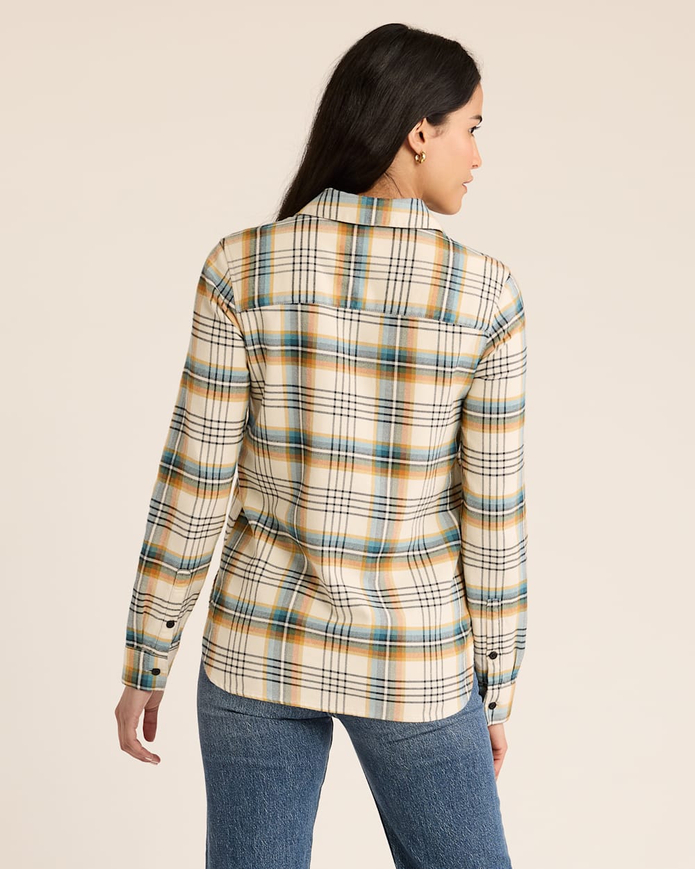 WOMEN'S PLAID MADISON DOUBLEBRUSHED FLANNEL SHIRT
