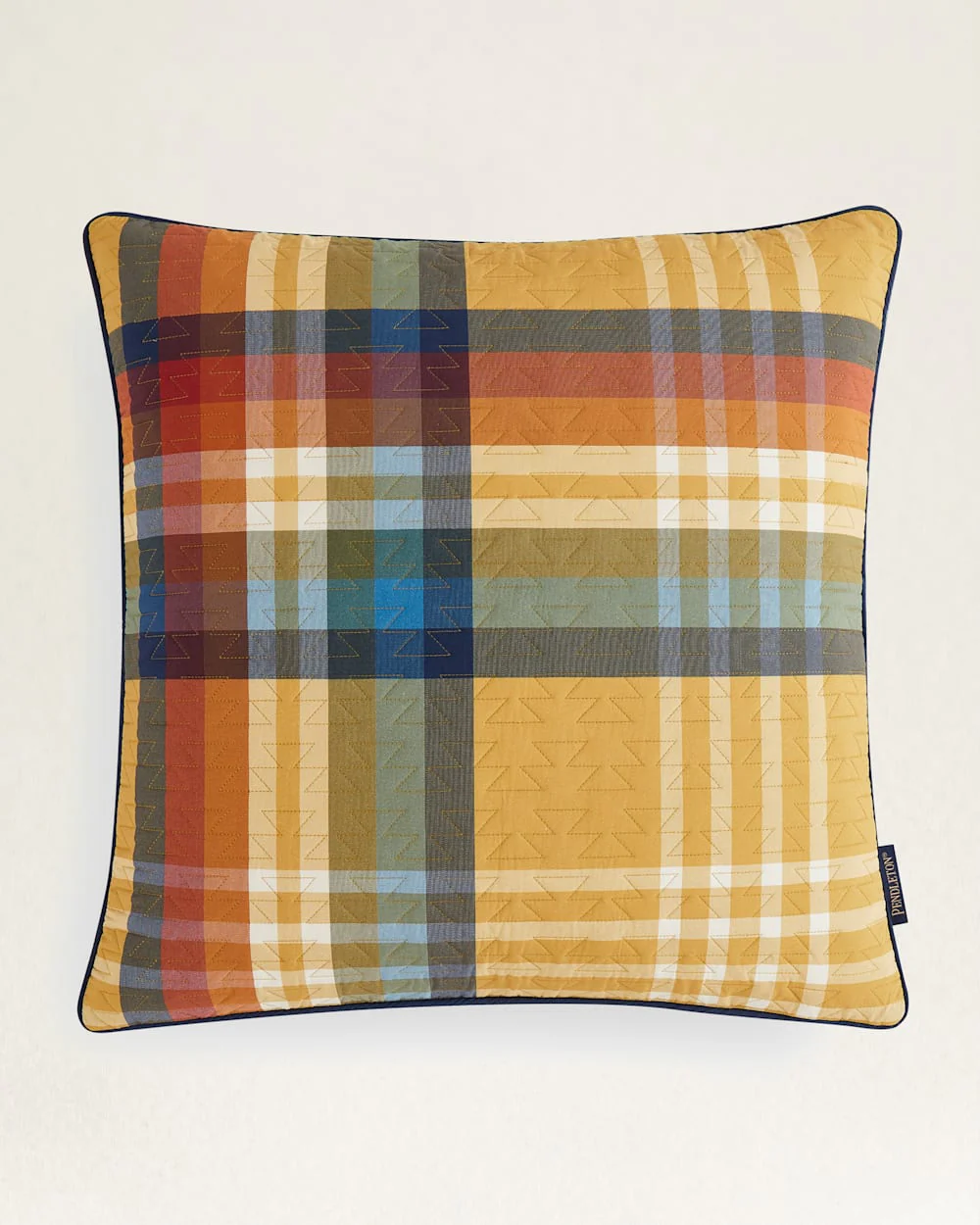 PLAID EURO PILLOW