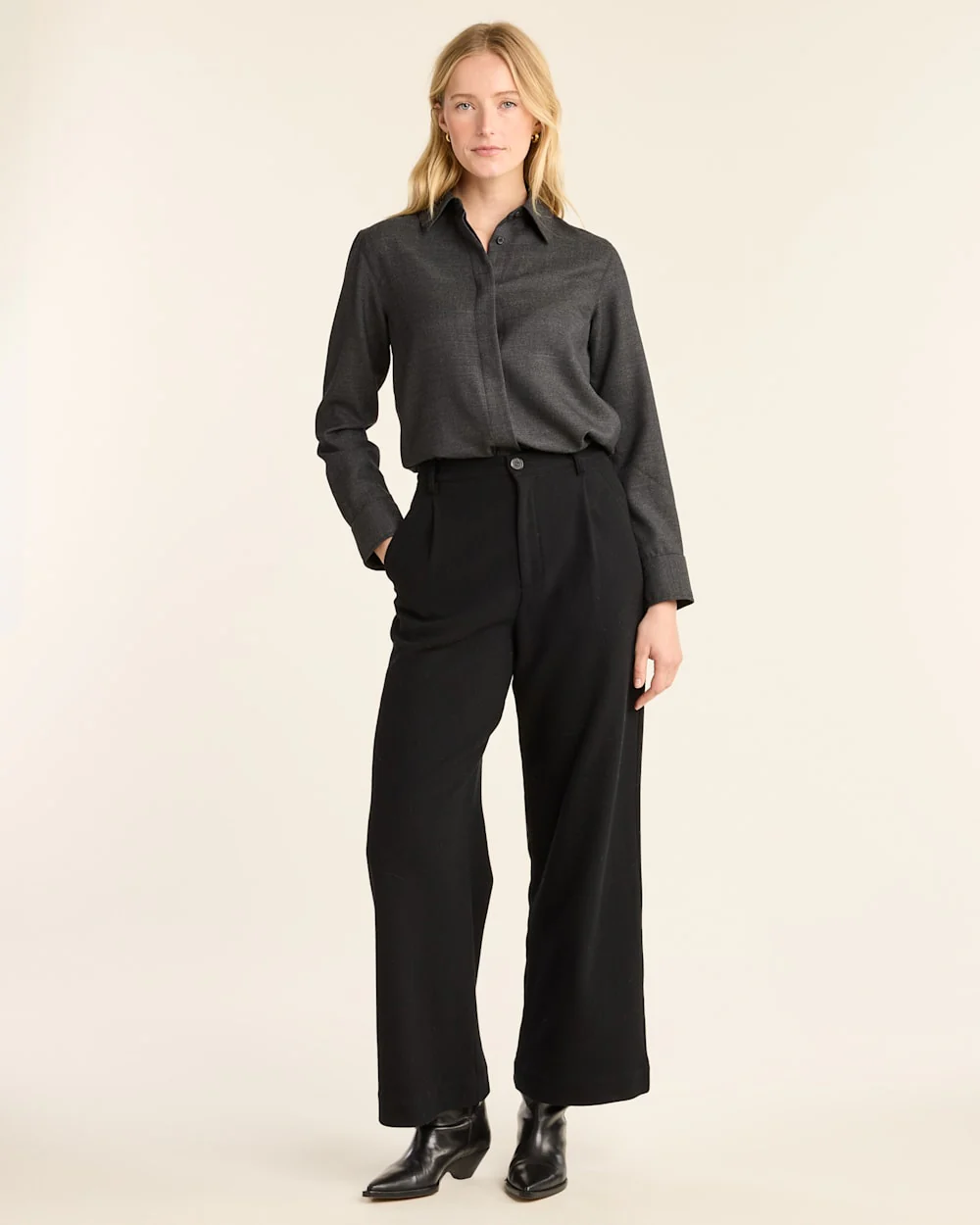 WOMEN'S WORSTED WOOL SHIRT
