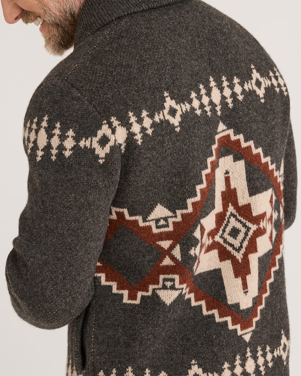 MEN'S FOUR CORNERS LAMBSWOOL CARDIGAN