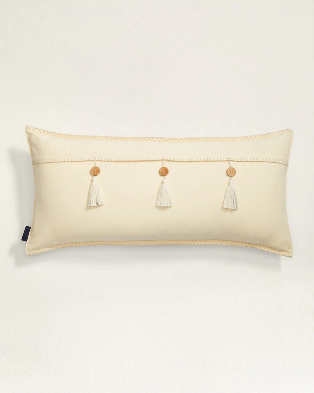 HARDING EMBROIDERED LUMBAR PILLOW