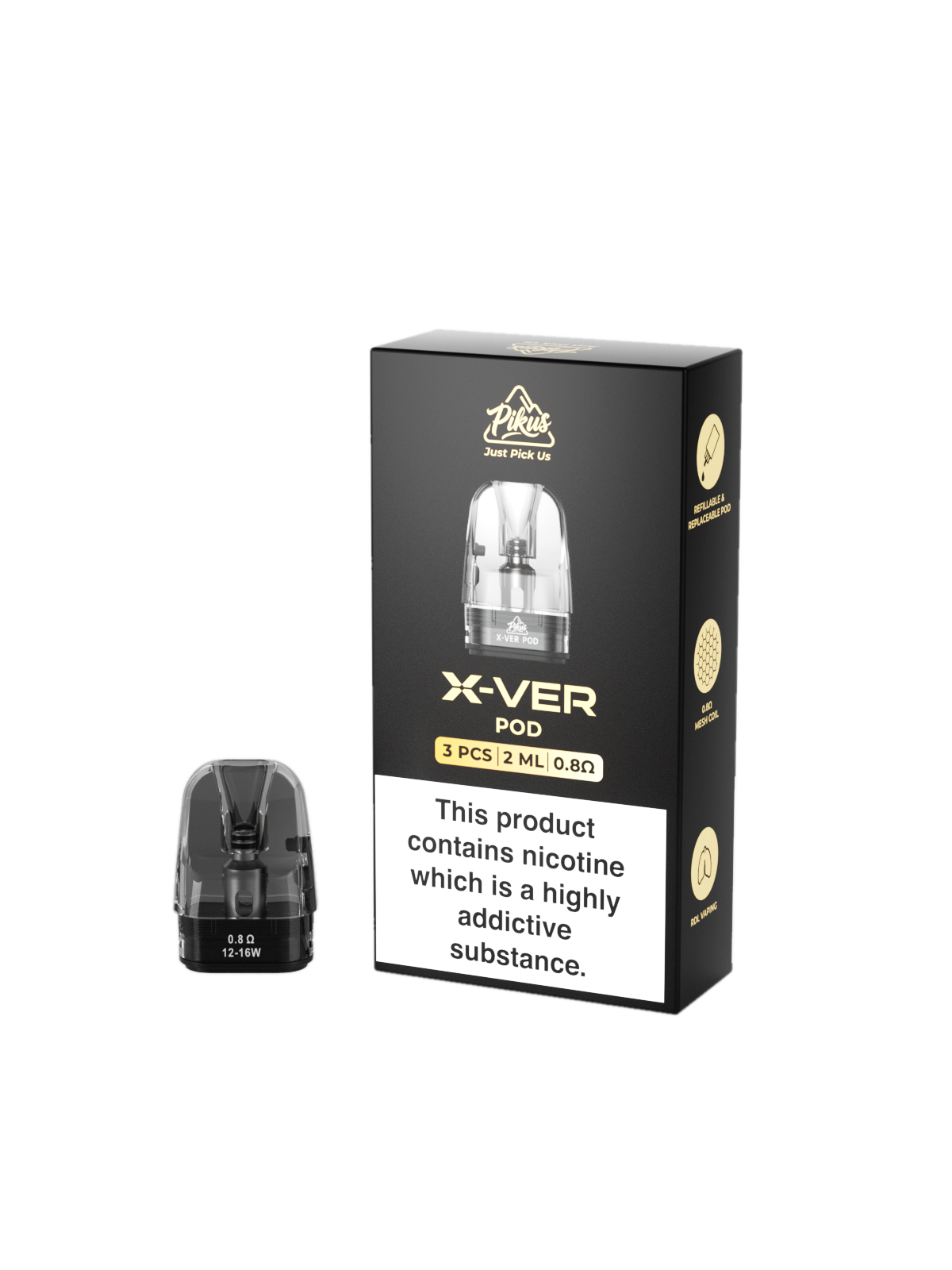 Pikus X-Ver Pod Kit - Shiny Blue