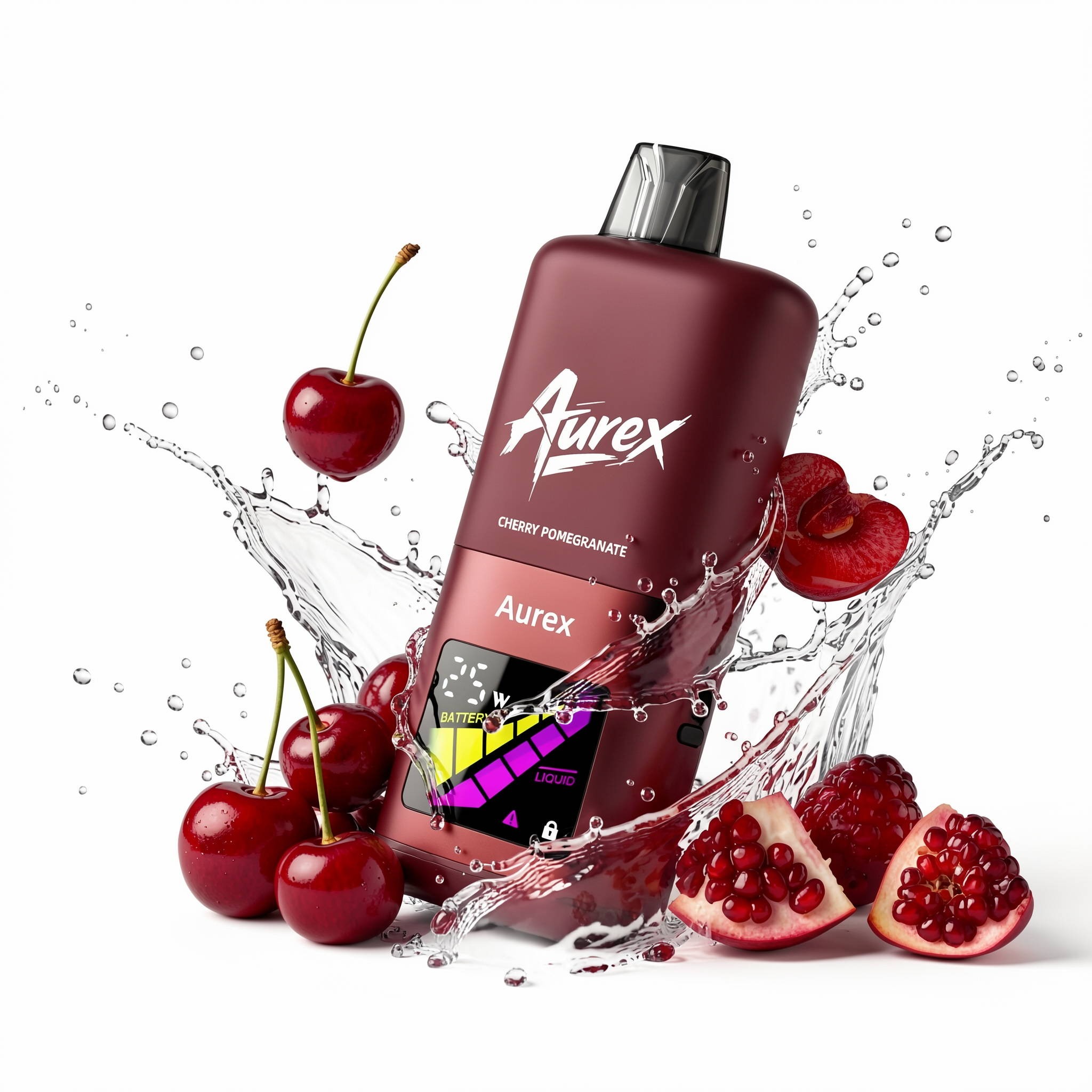 Pikus Aurex 25K Cherry Pomegranate 28.5mg/mL