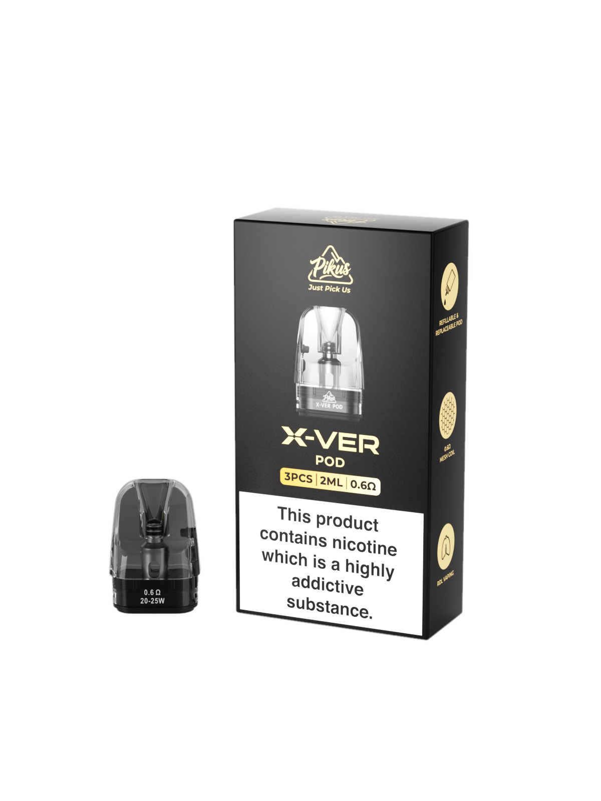 Pikus X-Ver Pod Kit - Shiny Orange