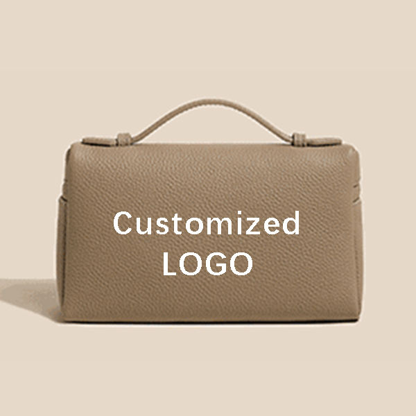 Bag text logo custom leather hot stamping leather embossing