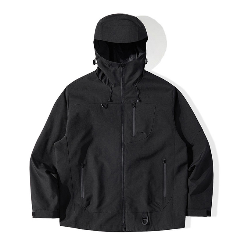 Outdoor jacket trendy brand outdoor zipper, dopamine single-layer waterproof and windproof jacket