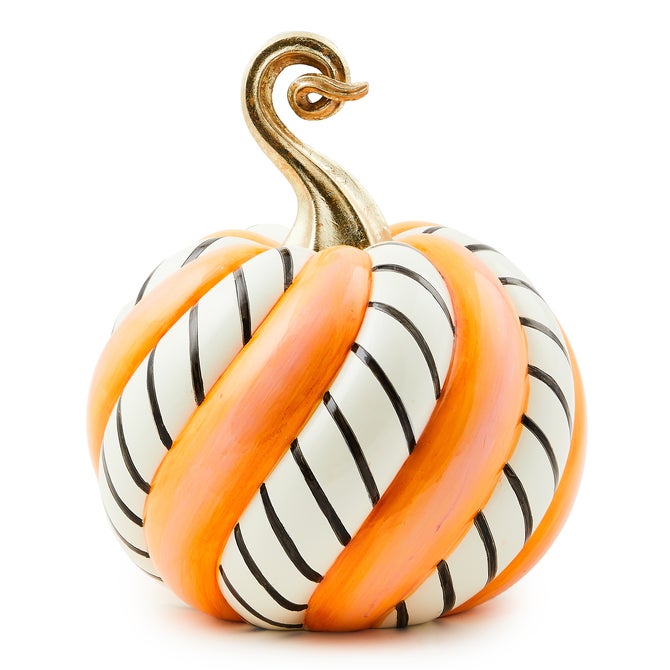 Trick or Treat Candy Swirl Medium Pumpkin