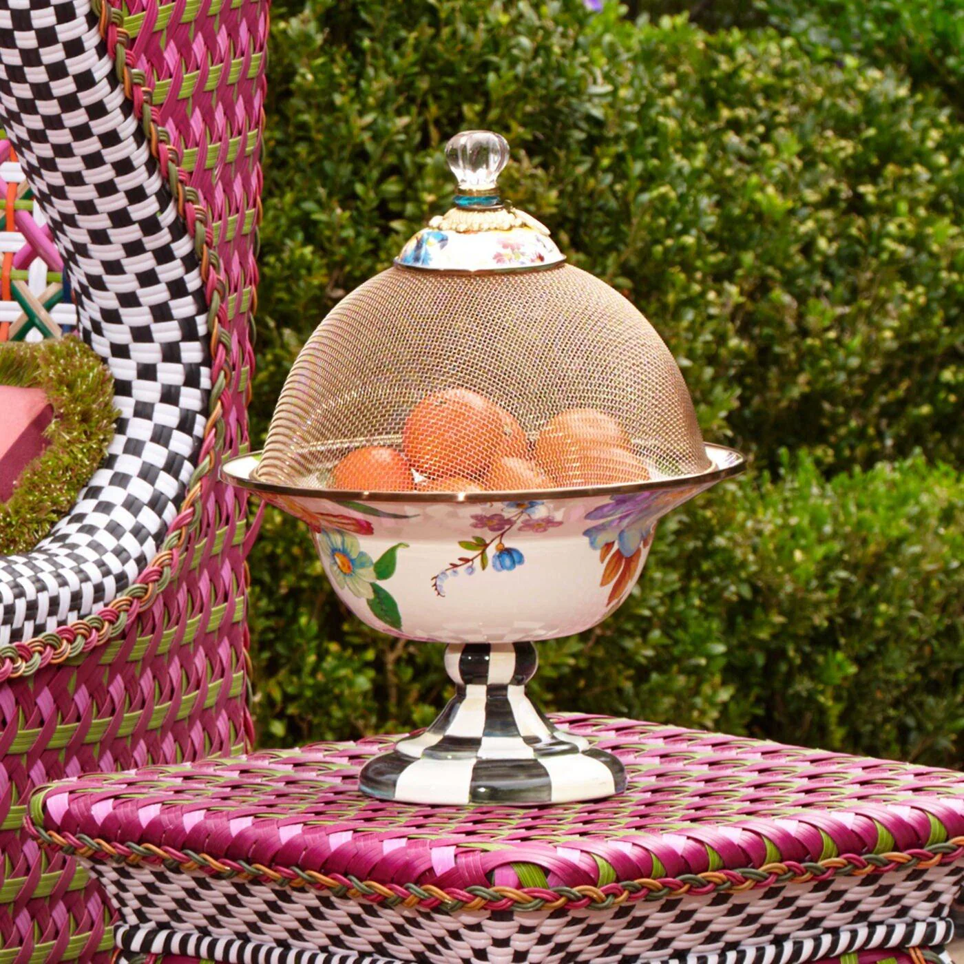 MacKenzie-Childs Flower Market Mesh Dome - Small