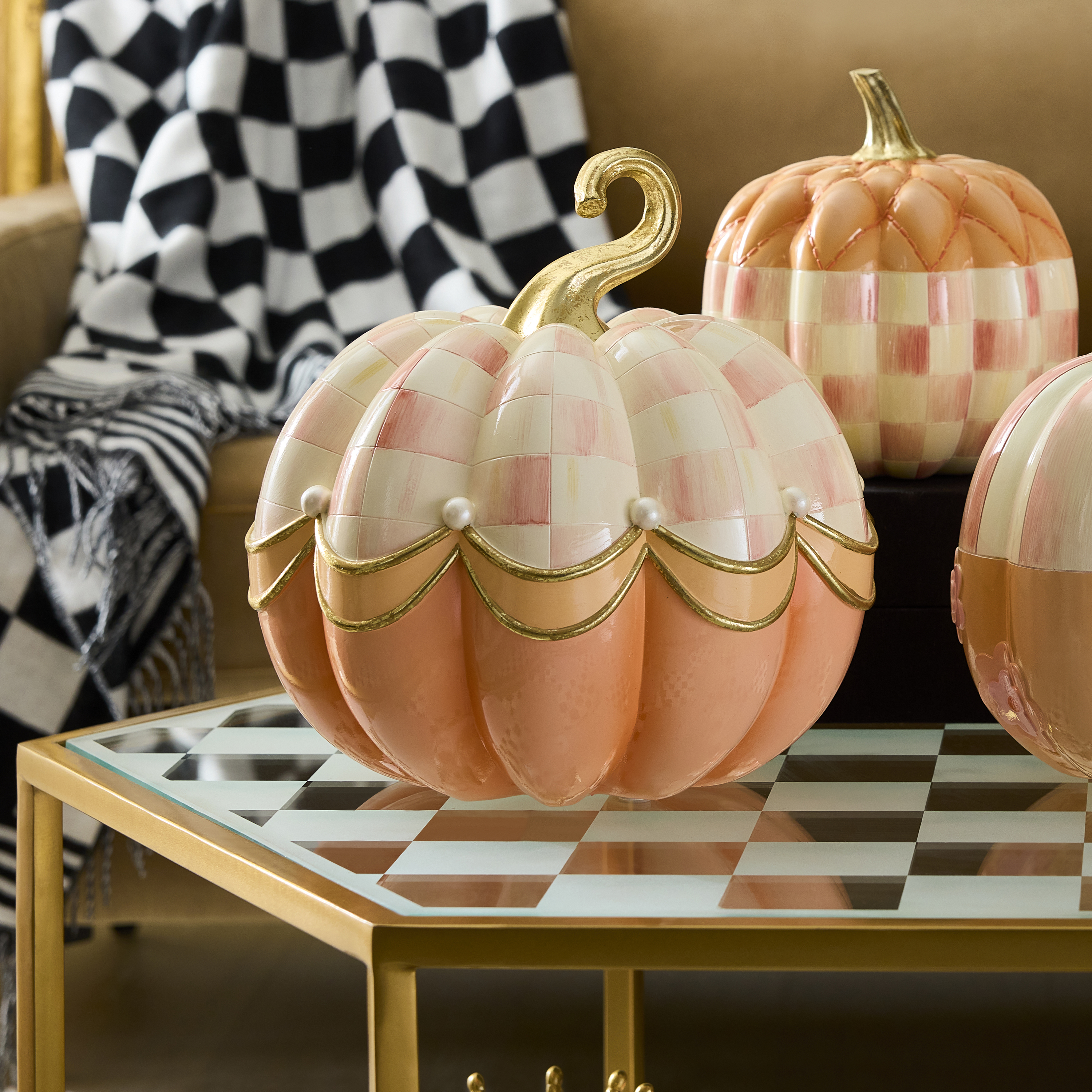 Rosy Check Fairytale Swag Pumpkin